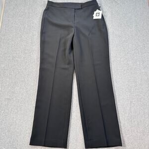 Anne Klein Black Trouser Work Pants Women's 8 New
